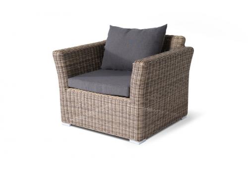  "Капучино Дабл" лаунж-зона из искусственного ротанга, цвет соломенный, фото 5 