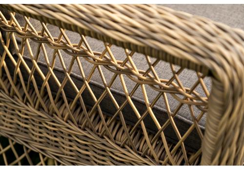  "Гранд Латте" лаунж-зона из искусственного ротанга, цвет соломенный, фото 62 