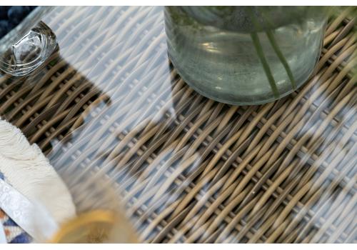  "Гранд Латте" лаунж-зона из искусственного ротанга, цвет соломенный, фото 69 