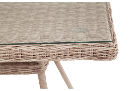  "Латте" плетеный стол из искусственного ротанга 160х90см, цвет бежевый, фото 4 