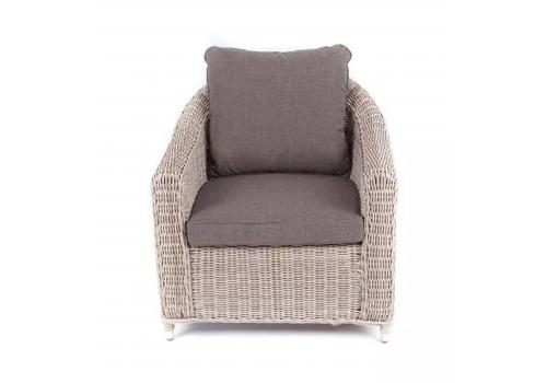  "Кон Панна" кресло из искусственного ротанга, цвет бежевый, фото 2 