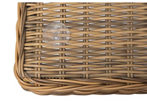  "Латте" плетеный стол из искусственного ротанга 140х80см, цвет соломенный, фото 6 