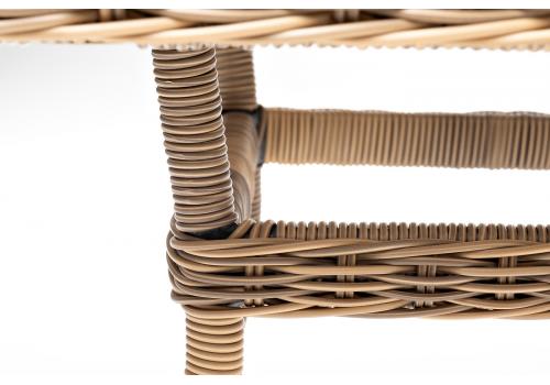  "Латте" плетеный стол из искусственного ротанга 140х80см, цвет соломенный, фото 7 