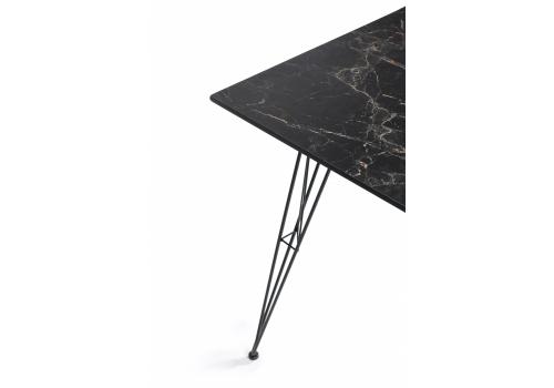  "Руссо" обеденный стол из HPL 150х80см, цвет "черный мрамор", фото 2 