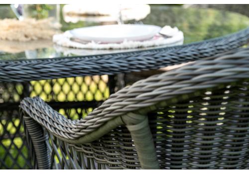  "Эспрессо–150 S" обеденная группа плетеная, цвет графит, фото 15 