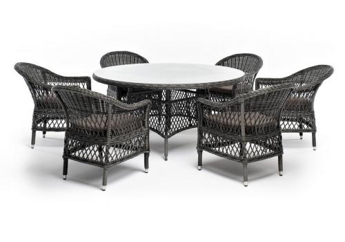  "Эспрессо–150 S" обеденная группа плетеная, цвет графит, фото 18 