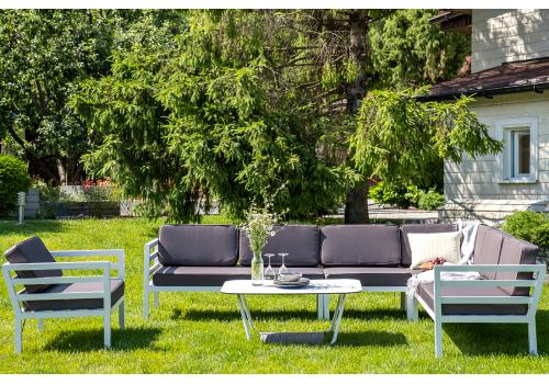  "Глория" модуль диванный правый, каркас из алюминия, фото 8 