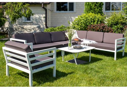  "Глория" модуль диванный правый, каркас из алюминия, фото 9 