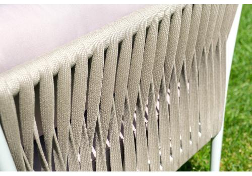  "Касабланка" лаунж-зона плетеная из роупа 4-местная, цвет серо-коричневый, фото 7 