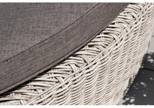  "Стильяно" плетеная кровать круглая, цвет бежевый, фото 7 