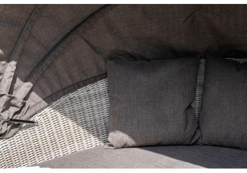  "Стильяно" плетеная кровать круглая, цвет бежевый, фото 8 