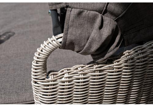  "Стильяно" плетеная кровать круглая, цвет бежевый, фото 10 