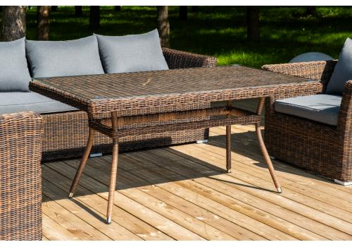  "Моккачино" обеденная группа из искусственного ротанга, цвет коричневый, фото 14 