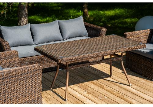  "Моккачино" обеденная группа из искусственного ротанга, цвет коричневый, фото 15 