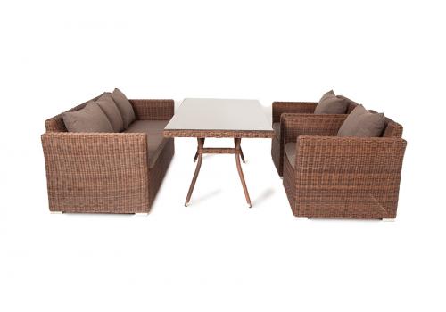  "Моккачино" обеденная группа из искусственного ротанга, цвет коричневый, фото 21 