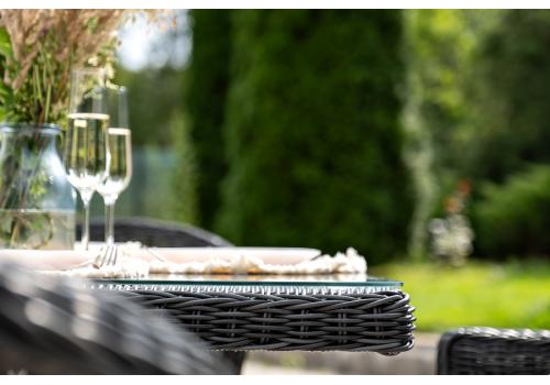  "Сицилия" обеденная группа плетеная, цвет графит, фото 10 