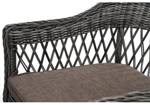  "Сицилия" обеденная группа плетеная, цвет графит, фото 16 