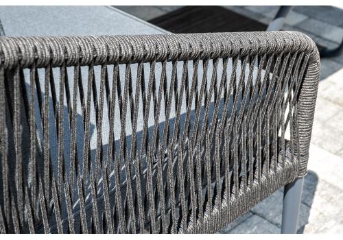  "Канны" лаунж-зона 5-местная плетеная из роупа (веревки), цвет темно-серый, фото 11 