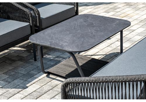  "Канны" лаунж-зона 5-местная плетеная из роупа (веревки), цвет темно-серый, фото 14 