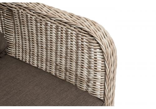  "Гляссе" диван трехместный из искусственного ротанга, цвет бежевый, фото 4 
