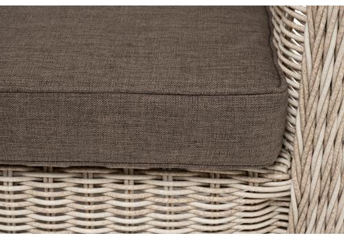  "Гляссе" диван трехместный из искусственного ротанга, цвет бежевый, фото 8 