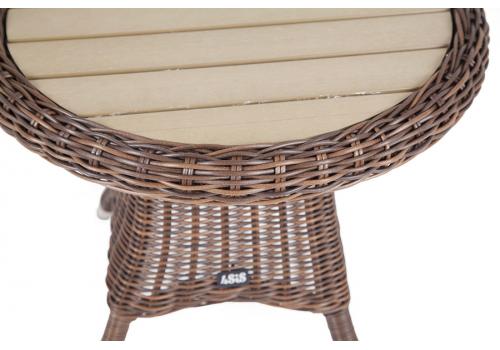  "Равенна" кофейный стол из искусственного ротанга, цвет коричневый, фото 2 