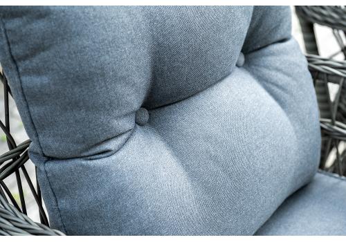  "Цесена" обеденная группа плетеная из искусственного ротанга, цвет графит, фото 8 