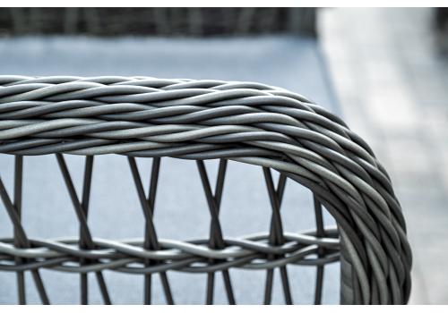  "Цесена" обеденная группа плетеная из искусственного ротанга, цвет графит, фото 10 