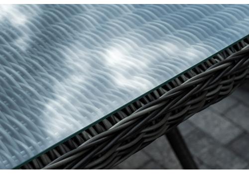  "Цесена" обеденная группа плетеная из искусственного ротанга, цвет графит, фото 12 