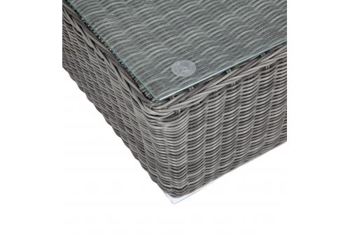  "Капучино" журнальный столик из искусственного ротанга, цвет графит, фото 3 