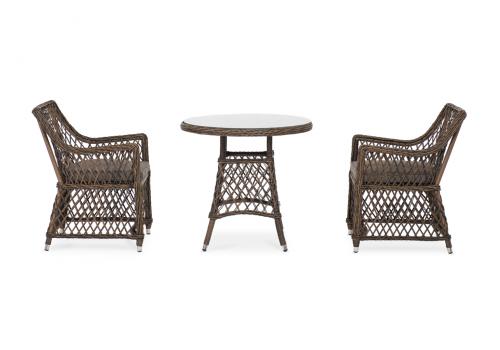  "Эспрессо–80 L" обеденная группа плетеная, цвет коричневый, фото 3 