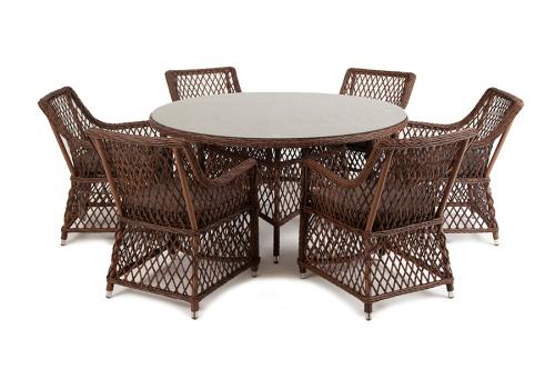  "Эспрессо–150 L" обеденная группа плетеная, цвет коричневый, фото 6 