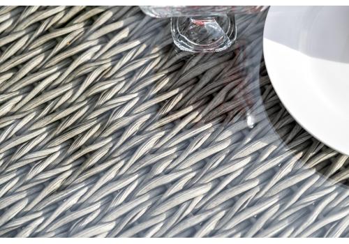  "Капучино" лаунж-зона из искусственного ротанга (гиацинт), цвет серый, фото 14 