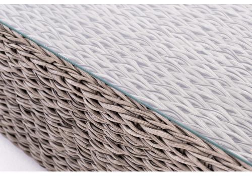  "Капучино" лаунж-зона из искусственного ротанга (гиацинт), цвет серый, фото 25 