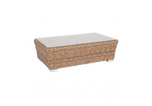  "Капучино" журнальный столик из искусственного ротанга (гиацинт), цвет соломенный, фото 4 