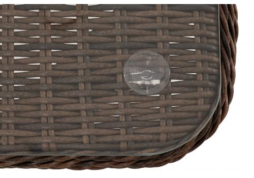  "Прованс" столик журнальный из ротанга, цвет коричневый, фото 4 