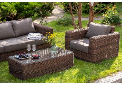  "Боно" лаунж-зона из искусственного ротанга, цвет коричневый, фото 34 