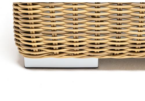  "Боно" журнальный столик из искусственного ротанга, цвет соломенный, фото 6 