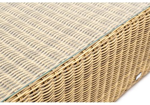  "Боно" журнальный столик из искусственного ротанга, цвет соломенный, фото 7 