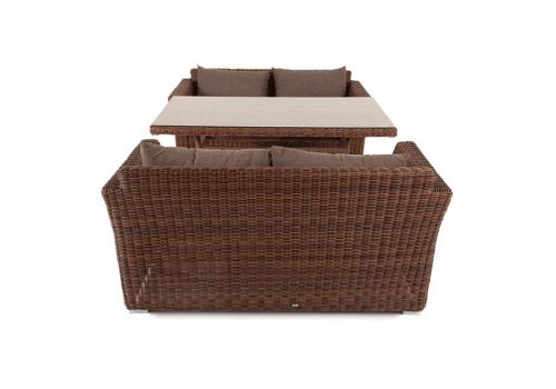  "Мокко" обеденная группа плетеная из ротанга, цвет коричневый, фото 2 