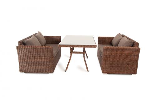  "Мокко" обеденная группа плетеная из ротанга, цвет коричневый, фото 4 