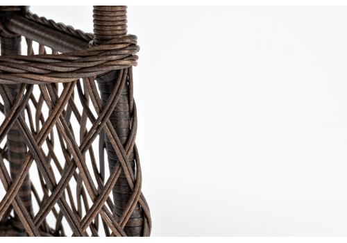  "Эспрессо" плетеный круглый стол, диаметр 80 см, цвет коричневый, фото 5 