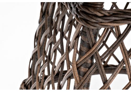  "Эспрессо" плетеный круглый стол, диаметр 80 см, цвет коричневый, фото 8 