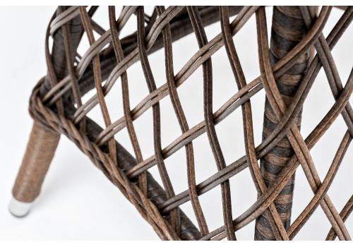  "Эспрессо" плетеный круглый стол, диаметр 80 см, цвет коричневый, фото 9 