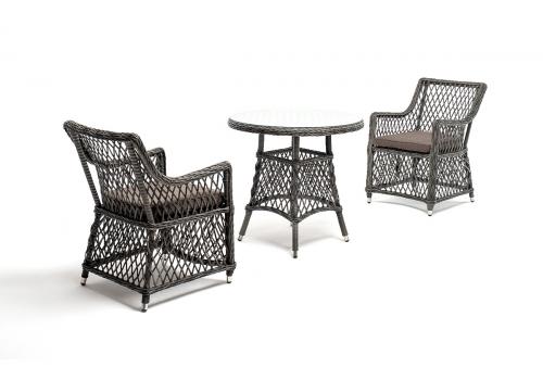  "Эспрессо–80 L" обеденная группа плетеная, цвет графит, фото 4 