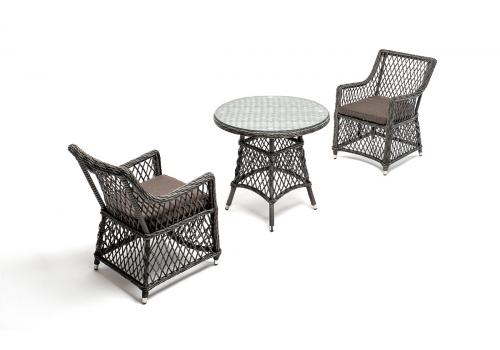  "Эспрессо–80 L" обеденная группа плетеная, цвет графит, фото 5 