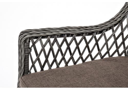  "Эспрессо–80 L" обеденная группа плетеная, цвет графит, фото 6 