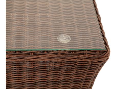  "Капучино" журнальный столик из искусственного ротанга, цвет коричневый, фото 4 