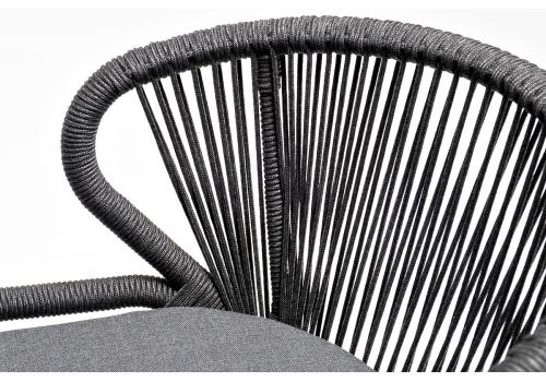  "Венето" обеденная группа на 6 персон со стульями "Милан", каркас темно-серый, роуп темно-серый, фото 16 