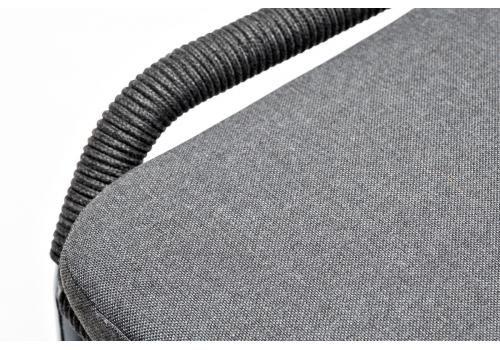  "Венето" обеденная группа на 6 персон со стульями "Милан", каркас темно-серый, роуп темно-серый, фото 17 